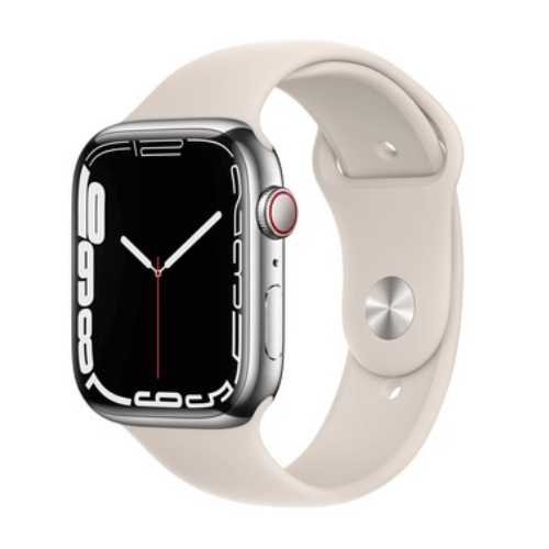 Apple Watch Series 7 LTE 41mm Viền Thép Silicone